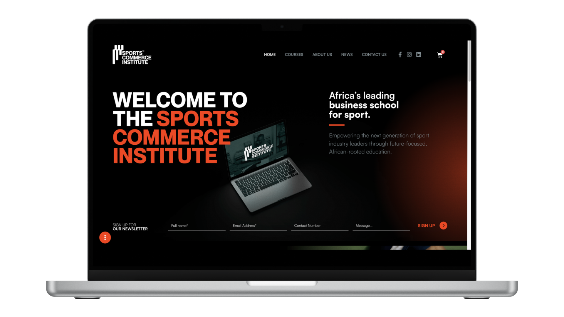 Sports Commerce Institute website